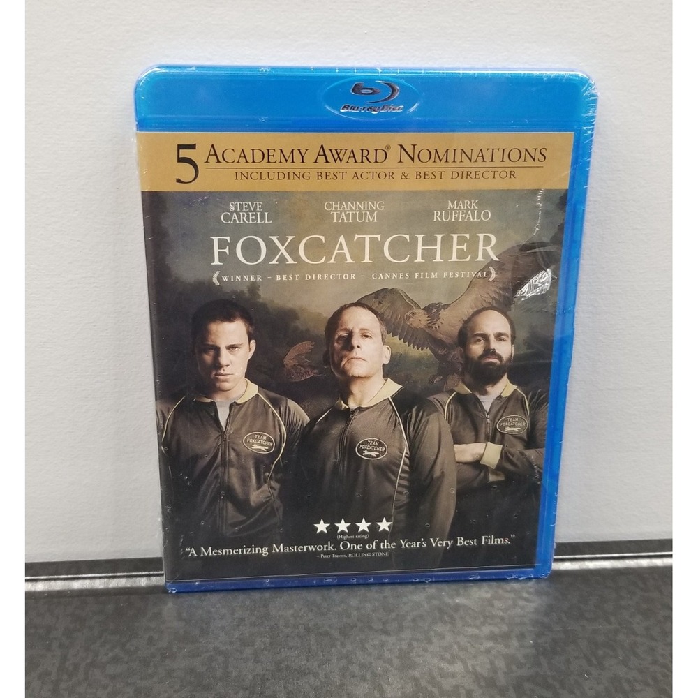 Sony Foxcatcher Blu-ray Movie Steve Carell Channing Tatum New Sealed